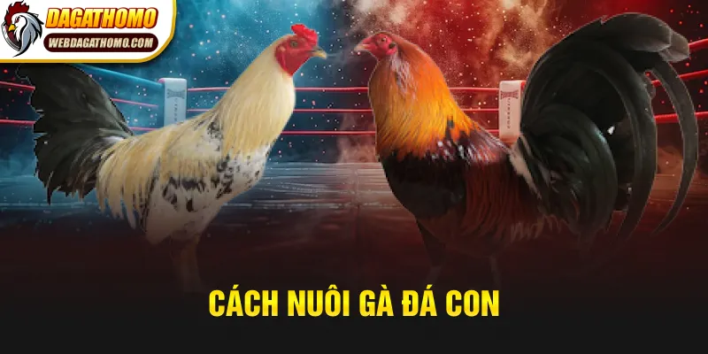 Cách nuôi gà đá con