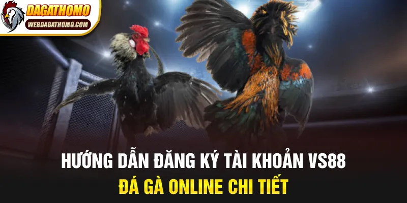 Hướng dẫn đăng ký tài khoản VS88 đá gà online chi tiết